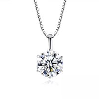 Collar Gaurosa Mujer Fantasy in Plata Moissanite MSN-010 - MSN-010